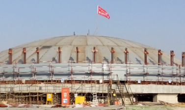 爬架電動葫蘆守護大型糧倉保糧食安全